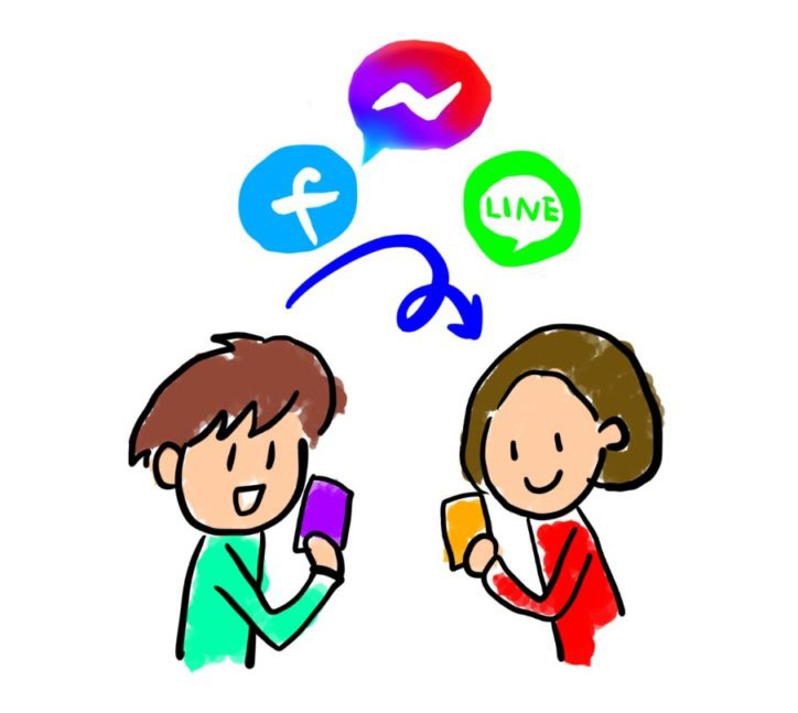 SNS交換イラスト